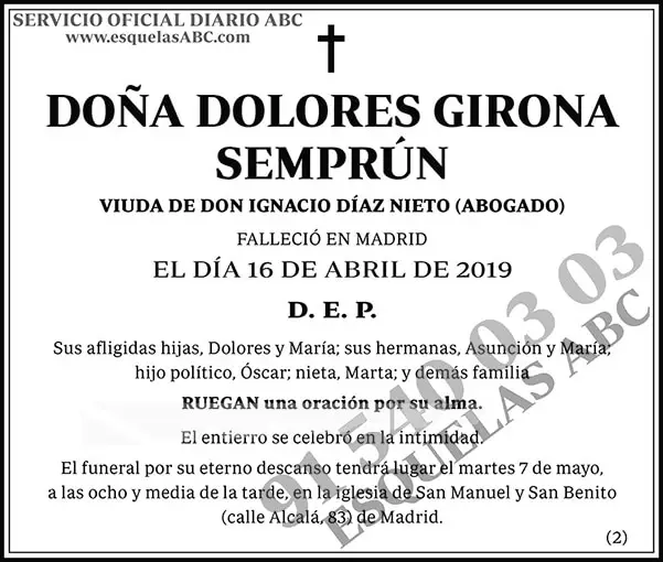 Dolores Girona Semprún