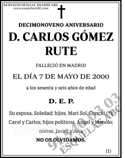 Carlos Góemz Rute