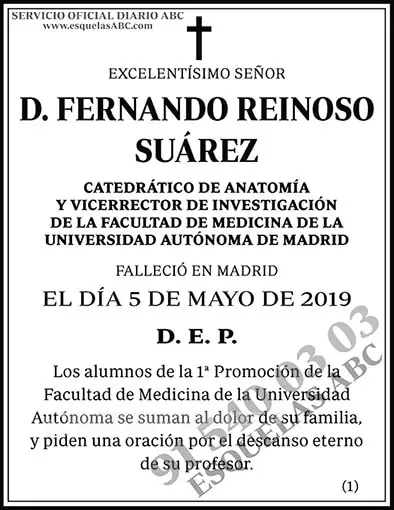 Fernando Reinoso Suárez