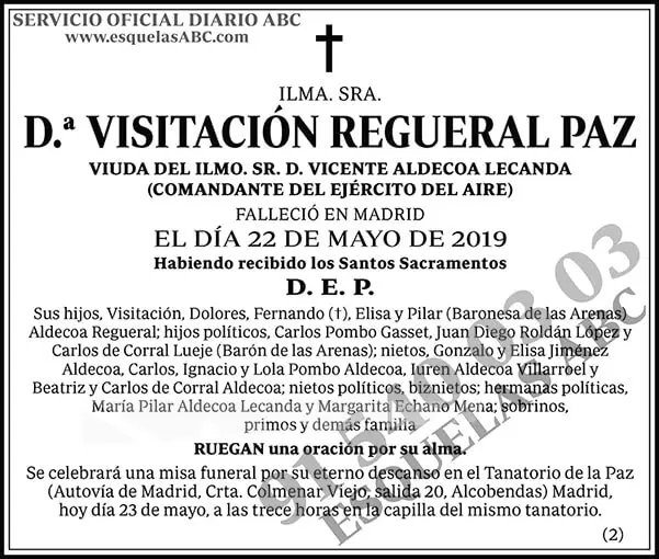 Visitación Regueral Paz