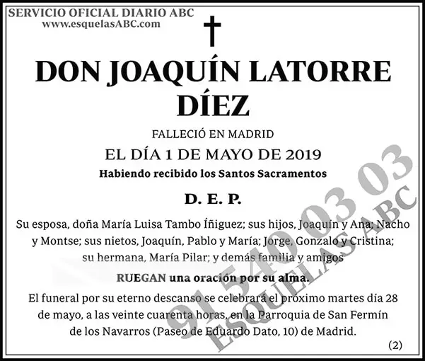 Joaquín Latorre Díez