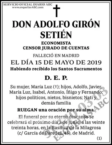Adolfo Girón Setién