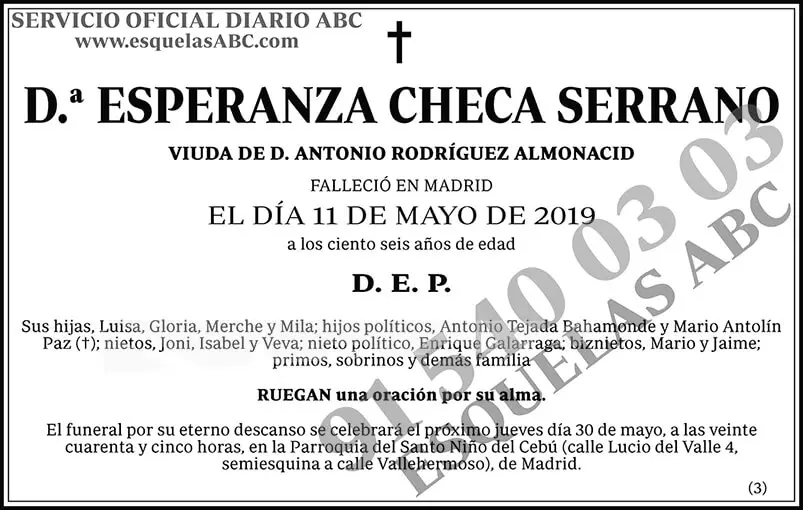 Esperanza Checa Serrano