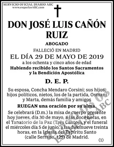 José Luis Cañón Ruiz