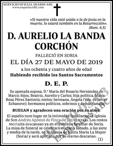 Aurelio la Banda Corchón