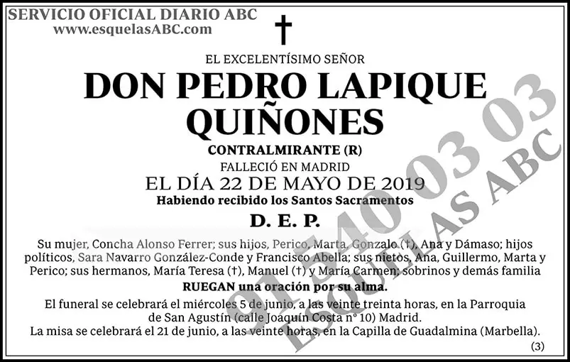 Pedro Lapique Quiñones