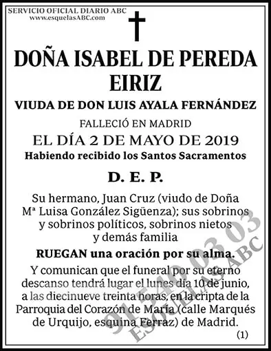 Isabel de Pereda Eiriz