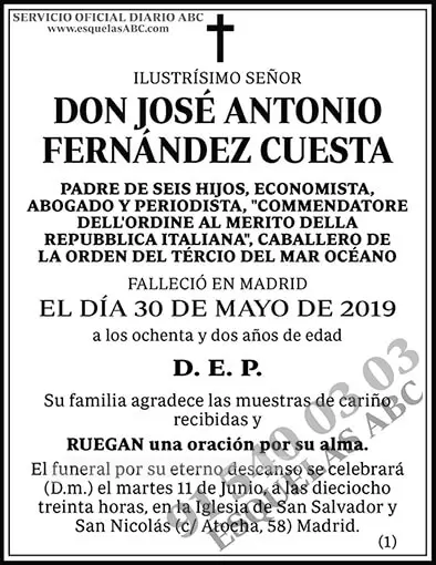 José Antonio Fernández Cuesta