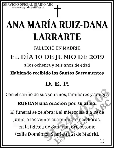 Ana María Ruiz-Dana Larrarte