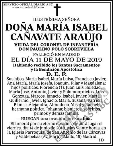 María Isabel Cañavate Araújo