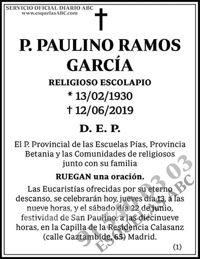 Paulino Ramos García