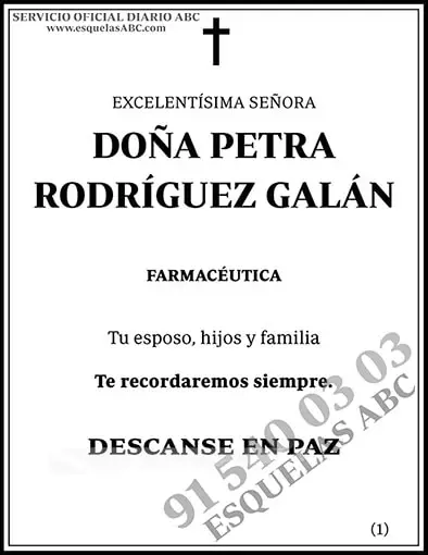 Petra Rodróguez Galán