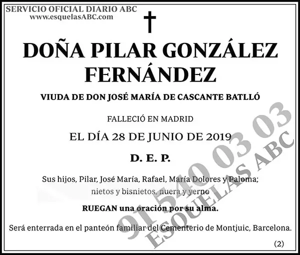Pilar González Fernández