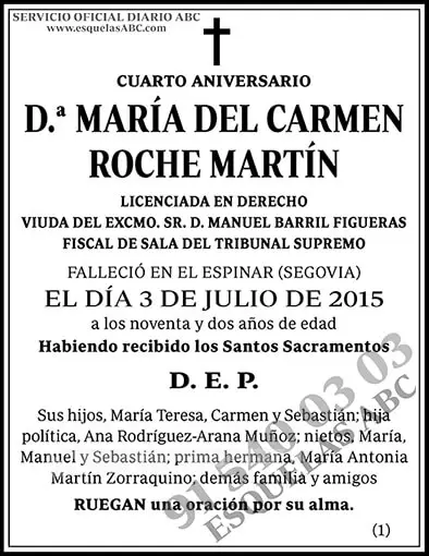 María del Carmen Roche Martín