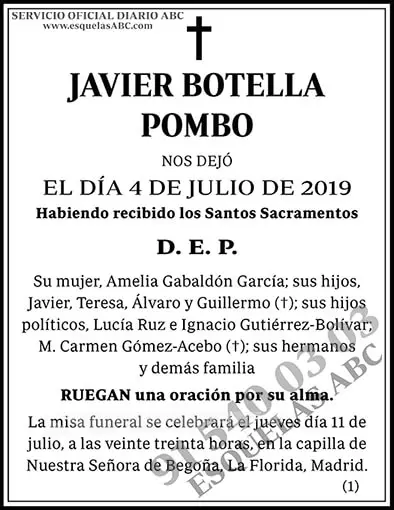 Javier Botella Pombo