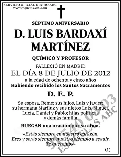 Luis Bardaxí Martínez
