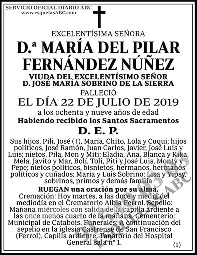 María del Pilar Fernández Núñez