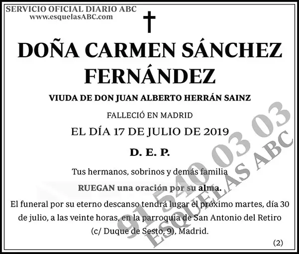 Carmen Sánchez Fernández