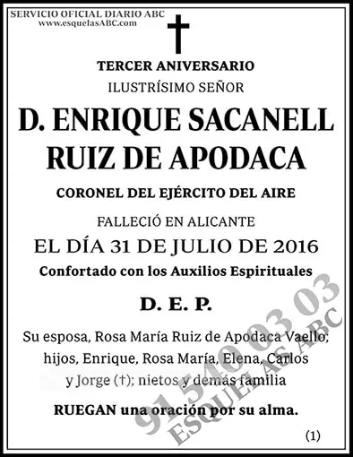 Enrique Sacanell Ruiz de Apodaca