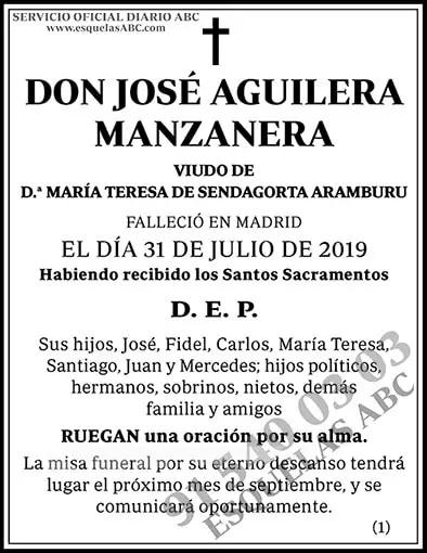 José Aguilera Manzanera
