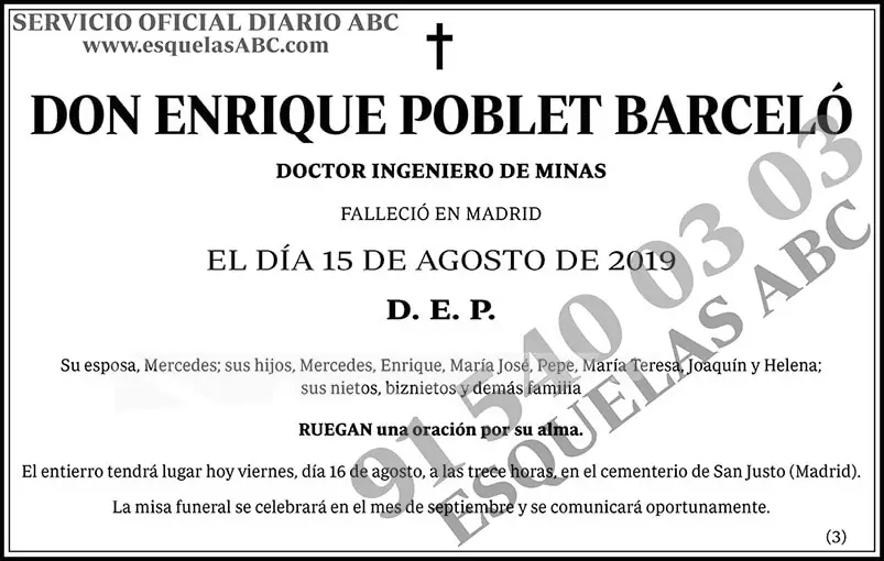 Enrique Poblet Barceló
