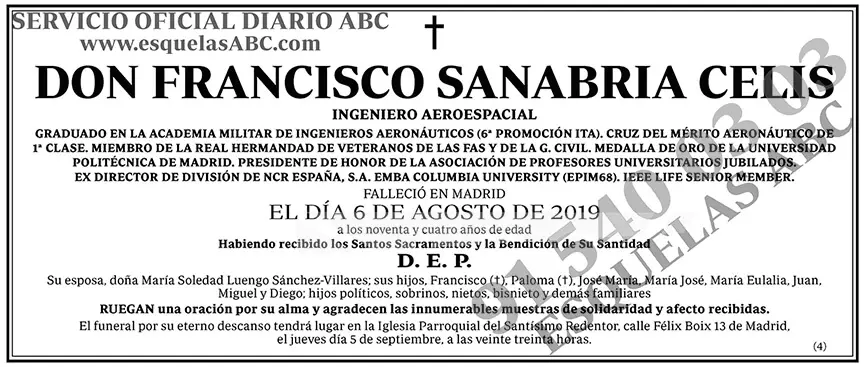 Francisco Sanabria Celis