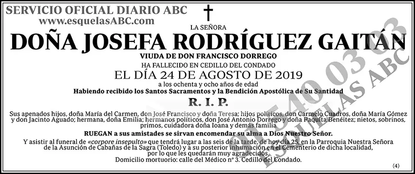 Josefa Rodríguez Gaitán