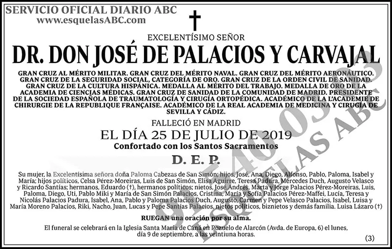 José de Palacios y Carvajal