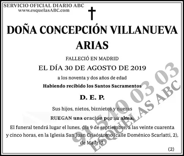 Concepción Villanueva Arias