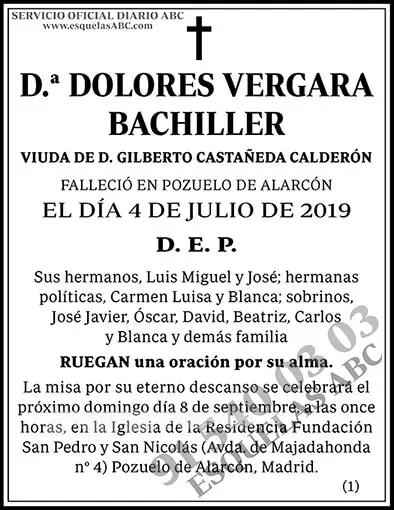 Dolores Vergara Bachiller