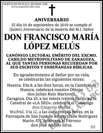 Francisco María López Melús