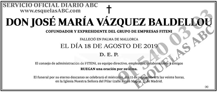José María Vázquez Baldellou