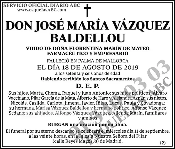 José María Vázquez Baldellou