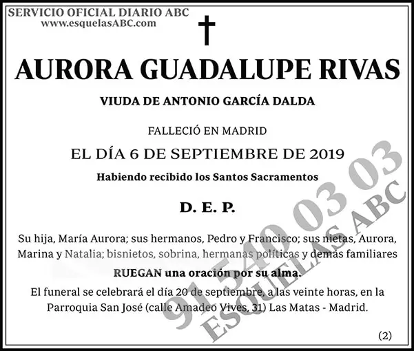 Aurora Guadalupe Rivas