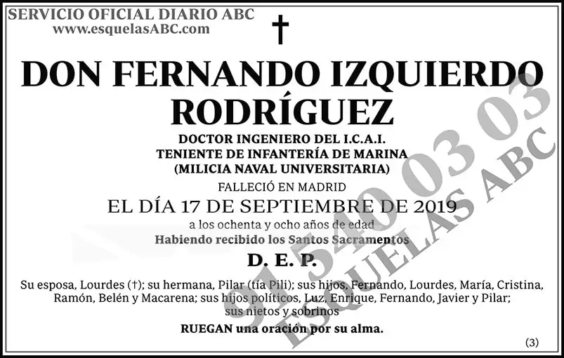 Fernando Izquierdo Rodríguez