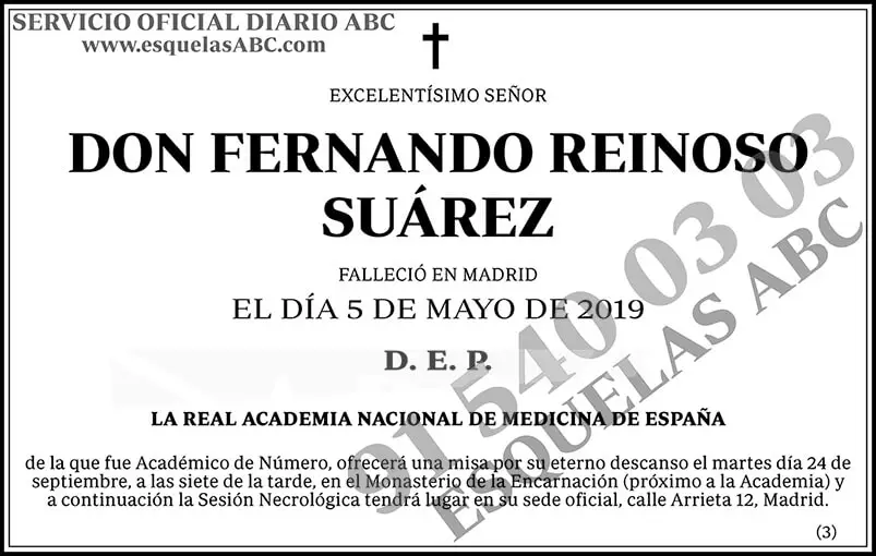 Fernando Reinoso Suárez