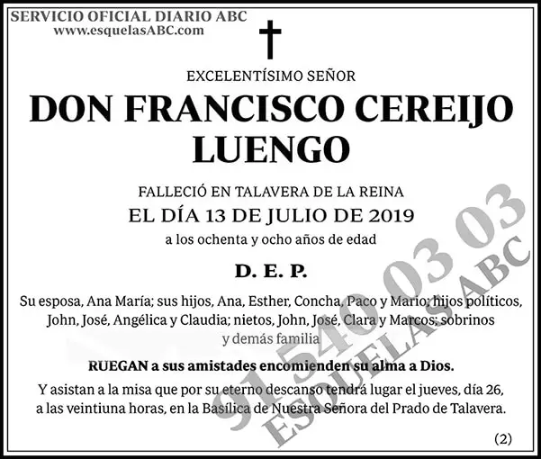 Francisco Cereijo Luengo