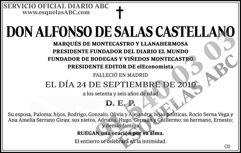Alfonso de Salas Castellano