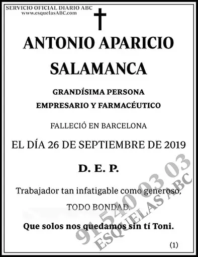 Antonio Aparicio Salamanca