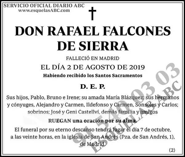Rafael Falcones de Sierra