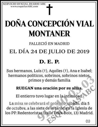 Concepción Vial Montaner
