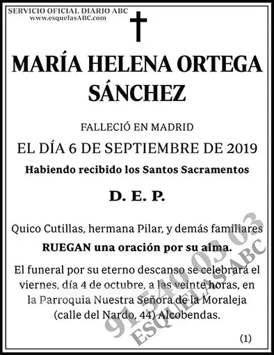 María Helena Ortega Sánchez