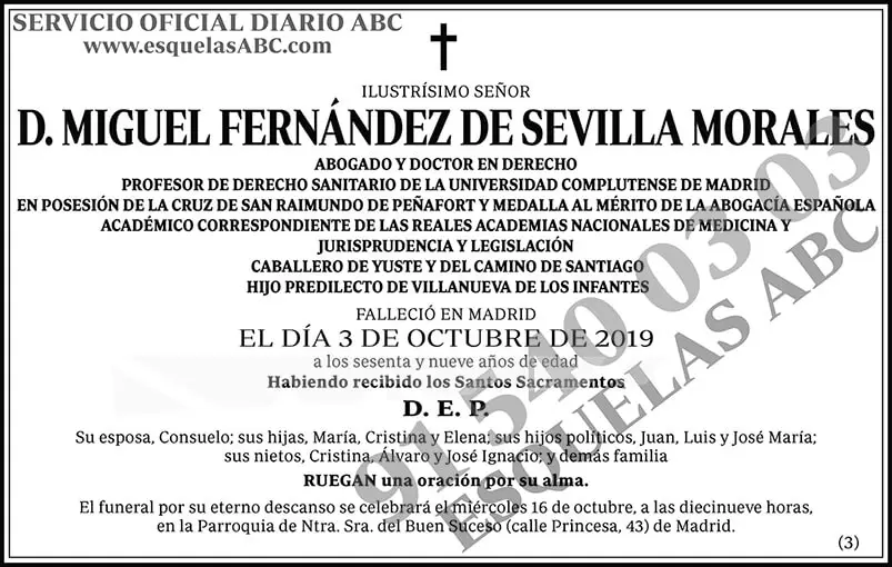 Miguel Fernández de Sevilla Morales