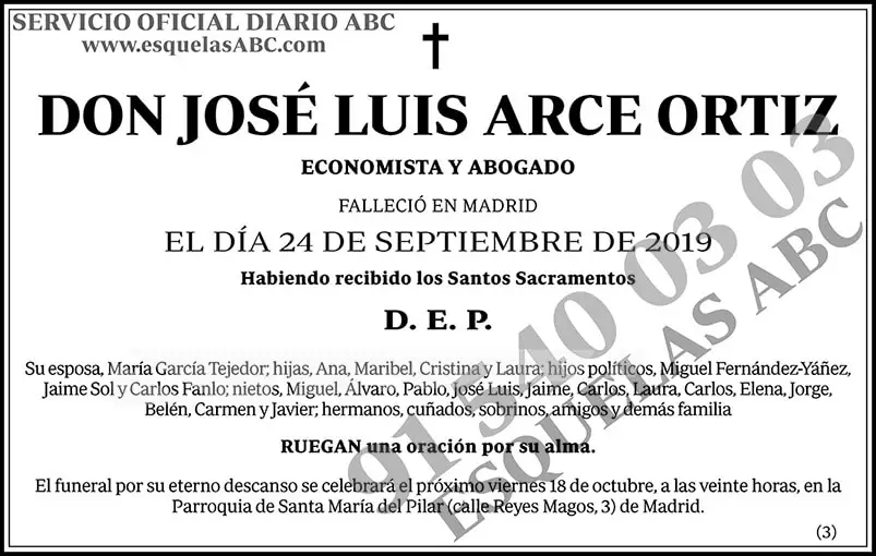 José Luis Arce Ortiz