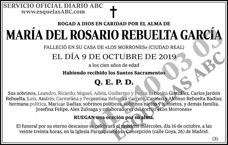 María del Rosario Rebuelta García
