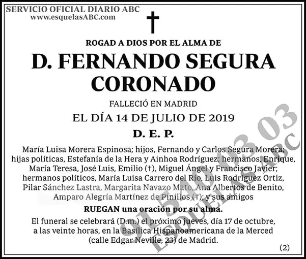 Fernando Segura Coronado