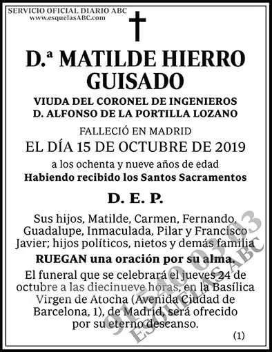 Matilde Hierro Guisado