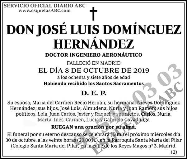 José Luis Domínguez Hernández