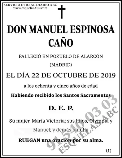 Manuel Espinosa Caño