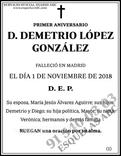Demetrio López González